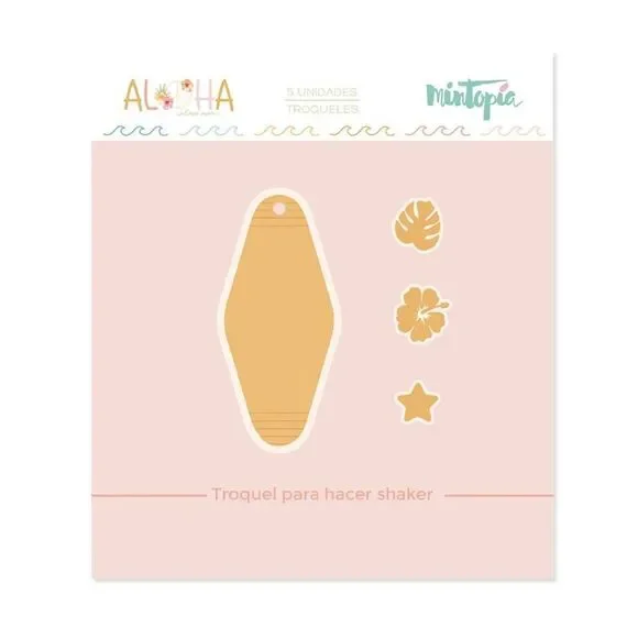 RARE Mintopia Hotel Room Key Shaker Metal Cutting Die Aloha Troquel Llavero - Picture 1 of 3